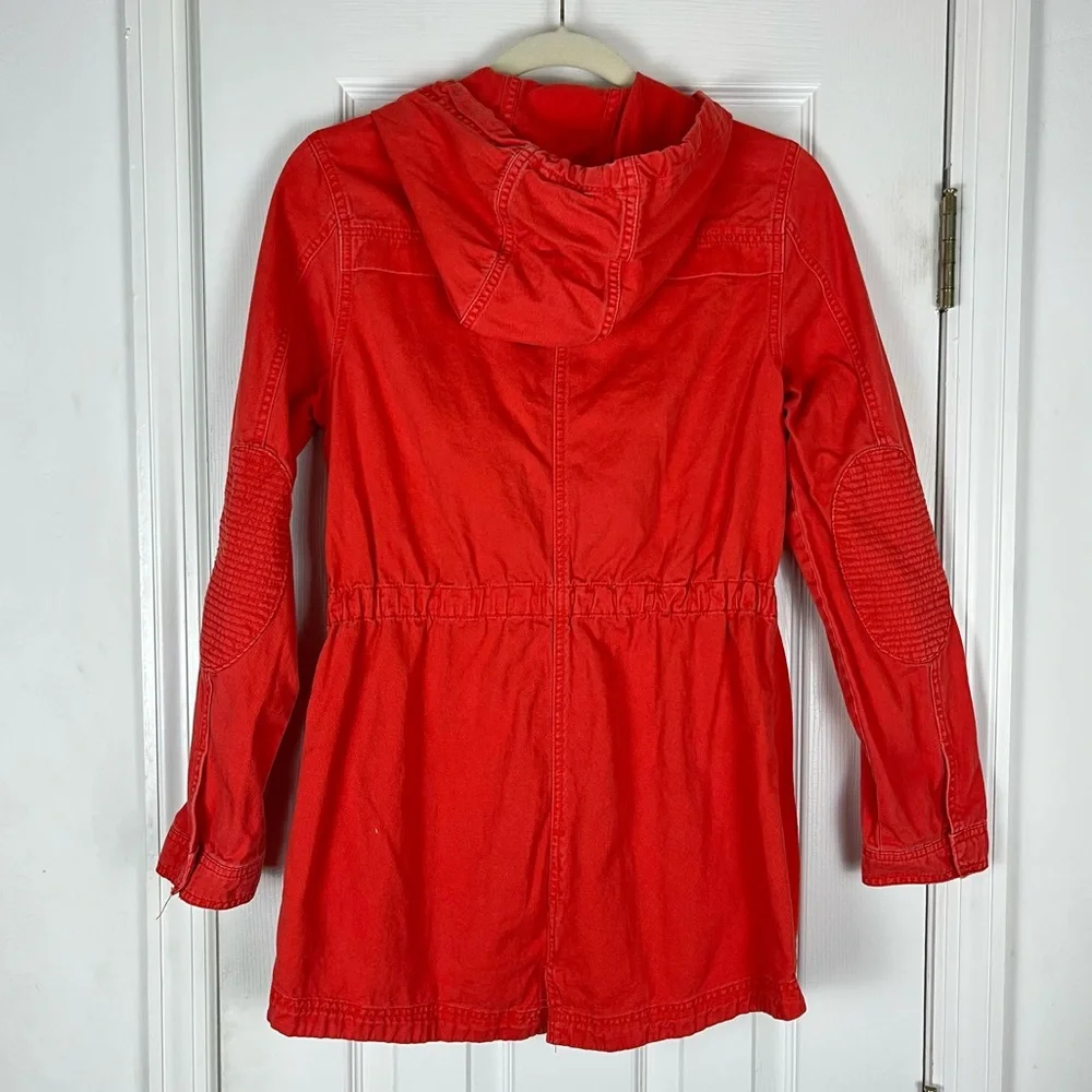 Mossimo Blood Orange Cinched Utility Jacket
